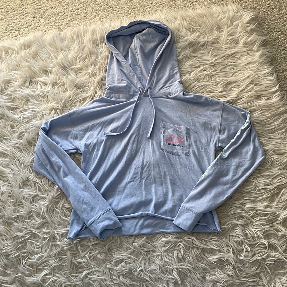 Vineyard Vines Edgartown Cropped T-Shirt Hoodie